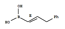 反式-3-苯基丙烯-1-基-硼酸结构式