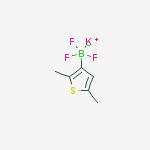 Structure of Potassium 2,5-dimethylthiophene-3-trifluoroborate