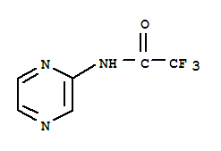 Structure of 2,2,2-TRIFLUORO-N-PYRAZIN-2-YLACETAMIDE