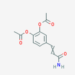 Structure of 3,4-Diacetoxycinnamamide