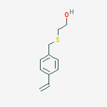Structure of Ethanol, 2-[[(4-ethenylphenyl)methyl]thio]-