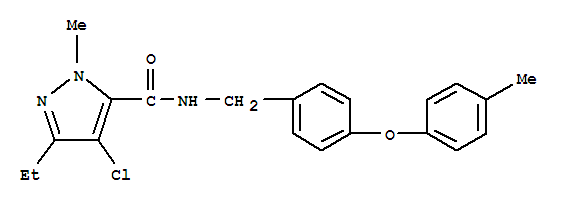 唑虫酰胺结构式