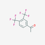 Structure of Ethanone, 1-[3,4-bis(trifluoromethyl)phenyl]-