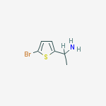Structure of 1-(5-BROMOTHIEN-2-YL)ETHANAMINE
