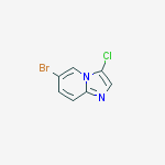 Structure of IMidazo[1,2-a]pyridine, 6-broMo-3-chloro-