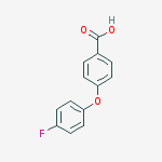 Structure of 4-(4-FLUOROPHENOXY)BENZOIC ACID