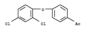 Structure of 4-ACETYL-2,4-DICHLOROPHENYL ETHER