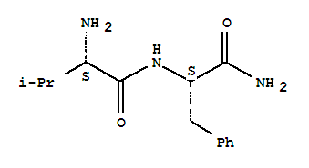 Structure of H-VAL-PHE-NH2 HCL