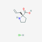 Structure of (S)--ALLYL-PROLINE HYDROCHLORIDE