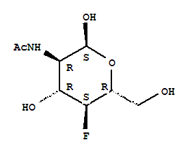 Structure of 2-(AcetylaMino)-2,4-dideoxy-4-fluoro-