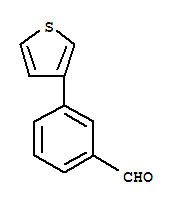 Structure of 3-Thien-3-ylbenzaldehyde