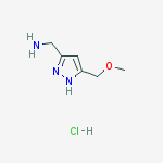 Structure of 3-Aminomethyl-5-(methoxymethyl)pyrazole hydrochloride