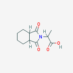 2H-Isoindole-2-acetic acid, octahydro-a-methyl-1,3-dioxo-结构式