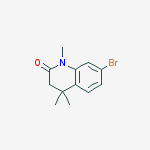 Structure of 7-bromo-1,4,4-trimethyl-3h-quinolin-2-one