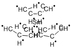 Structure of TRIS(CYCLOPENTADIENYL)SAMARIUM