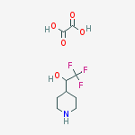 Structure of 4-(1-Hydroxy-2,2,2-trifluoroethyl)piperidine oxalate