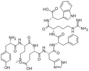Structure of ADRENOCORTICOTROPIC HORMONE HUMAN TYR-FRAGMENT 4-9