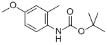 Structure of (4-METHOXY-2-METHYL-PHENYL)-CARBAMIC ACID TERT-BUTYL ESTER