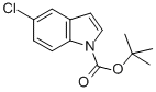 Structure of 1-(TERT-BUTOXYCARBONYL)-5-CHLOROINDOLE&