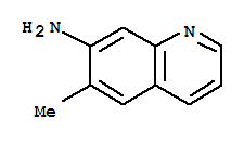 7-Quinolinamine,6-methyl-结构式