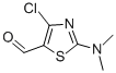 Structure of 4-CHLORO-2-(DIMETHYLAMINO)-1,3-THIAZOLE-5-CARBALDEHYDE