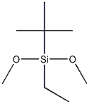 Structure of Silane, (1,1-dimethylethyl)ethyldimethoxy-