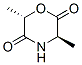 2,5-MORPHOLINEDIONE,3,6-DIMETHYL-,(3R-TRANS)-结构式