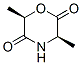 Structure of 2,5-MORPHOLINEDIONE,3,6-DIMETHYL-,(3R-CIS)-