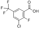 Structure of 3-CHLORO-2-FLUORO-5-(TRIFLUOROMETHYL)BENZOIC ACID