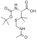 Structure of BOC-PENICILLAMINE(ACM)-OH