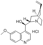 Structure of QUININE HCL