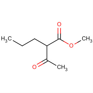 Structure of Pentanoic acid, 2-acetyl-, methyl ester