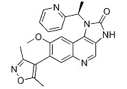 Structure of 7-(3,5-Dimethyl-4-isoxazolyl)-1,3-dihydro-8-methoxy-1-[(1R)-1-(2-pyridinyl)ethyl]-2H-imidazo[4,5-c]quinolin-2-one