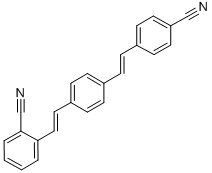 Structure of 1-(2-Cyanostyryl)-4-(4-cyanostyryl)benzene