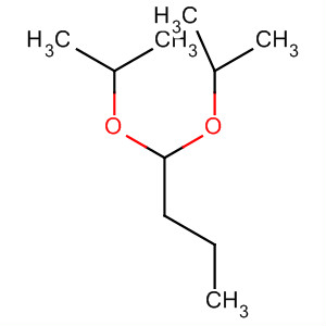 Structure of Butane, 1,1-bis(1-methylethoxy)-