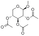 Structure of METHYL-2,3,4-TRI-O-ACETYL-BETA-D-XYLOPYRANOSIDE
