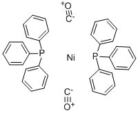 Structure of BIS(TRIPHENYLPHOSPHINE)DICARBONYLNICKEL