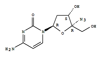 Structure of 4'-Azido-2'-deoxycytidine