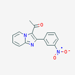 Structure of 1-(2-(3-Nitrophenyl)imidazo[1,2-a]pyridin-3-yl)ethanone