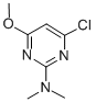N-(4-氯-6-甲氧基-2-嘧啶)-N,N-二甲基胺结构式