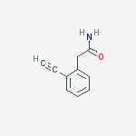 Structure of 2-(2-Ethynylphenyl)acetamide