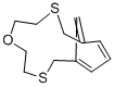 Structure of 6-OXA-3,9-DITHIABICYCLO[9.3.1]PENTADECA-1(15),11-13-TRIENE