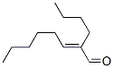 Structure of (E)-2-butyloct-2-enal