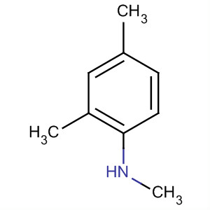 Structure of Benzenamine, N,2,4-trimethyl-