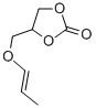 Structure of 4-(1-PROPENYLOXYMETHYL)-1,3-DIOXOLAN-2-ONE