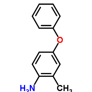 Structure of 2-METHYL-4-PHENOXYANILINE