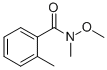 Structure of 2,N-DIMETHYL-N-METHOXYBENZAMIDE