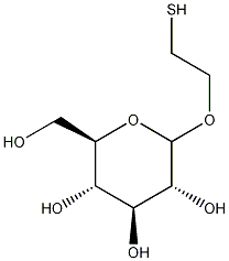 2-Mercaptoethyl -D-glucopyranoside结构式