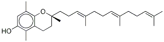 Structure of 2H-1-Benzopyran-6-ol,3,4-dihydro-2,8-dimethyl-2-[(4R,8R)-4,8,12-trimethyltridecyl]-, acetate,(2R)-