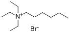 Structure of TRIETHYLHEXYLAMMONIUM BROMIDE